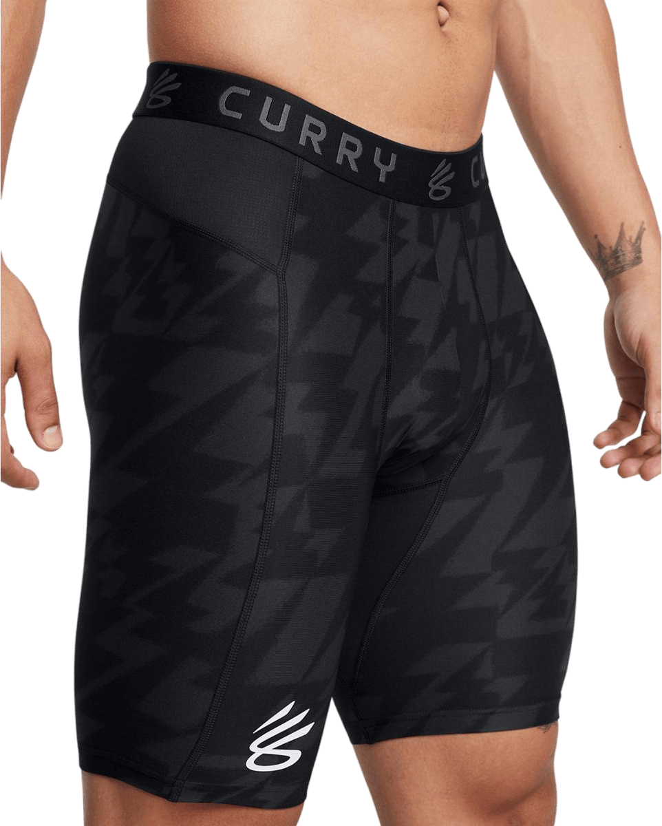 Ua Curry Hg Prtd Shorts Black - Bild 3