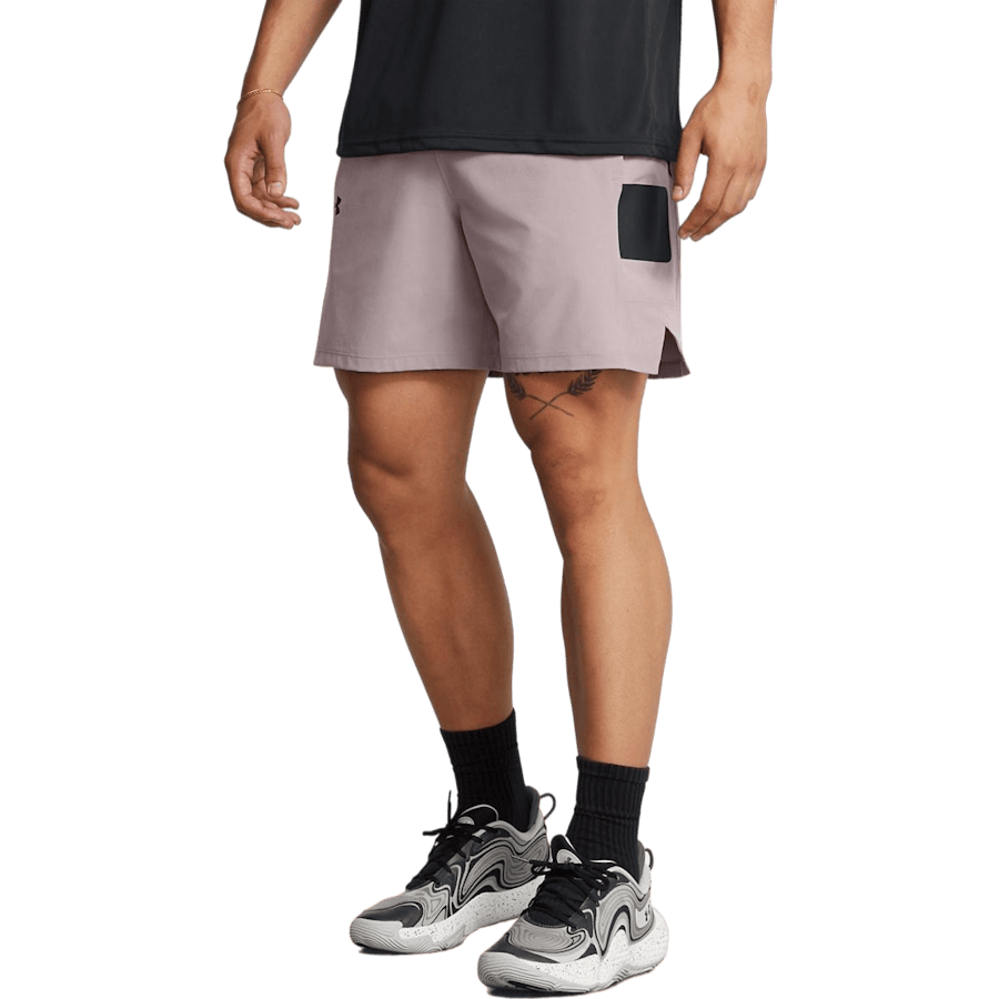 Ua Baseline Woven Short Tetra Gray