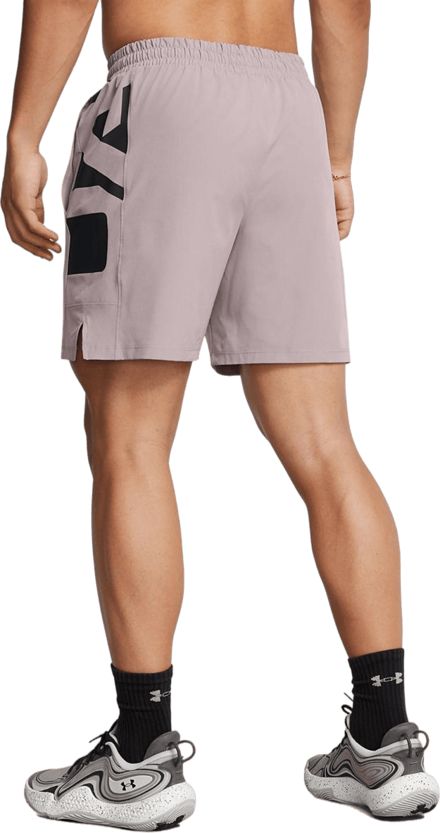 Ua Baseline Woven Short Tetra Gray - Bild 3