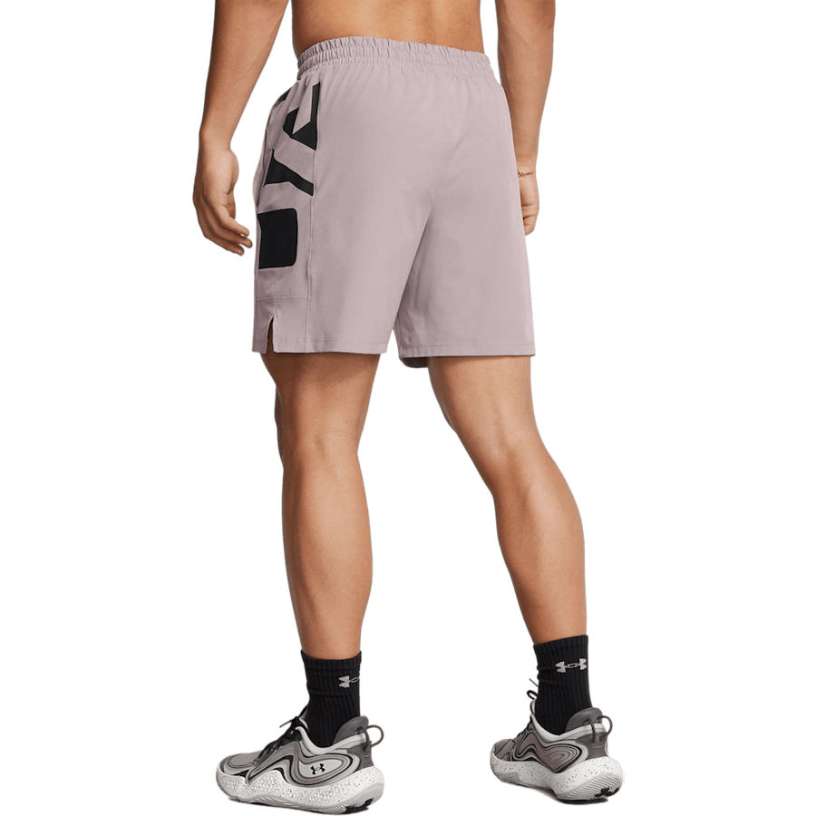 Ua Baseline Woven Short Tetra Gray - Bild 3