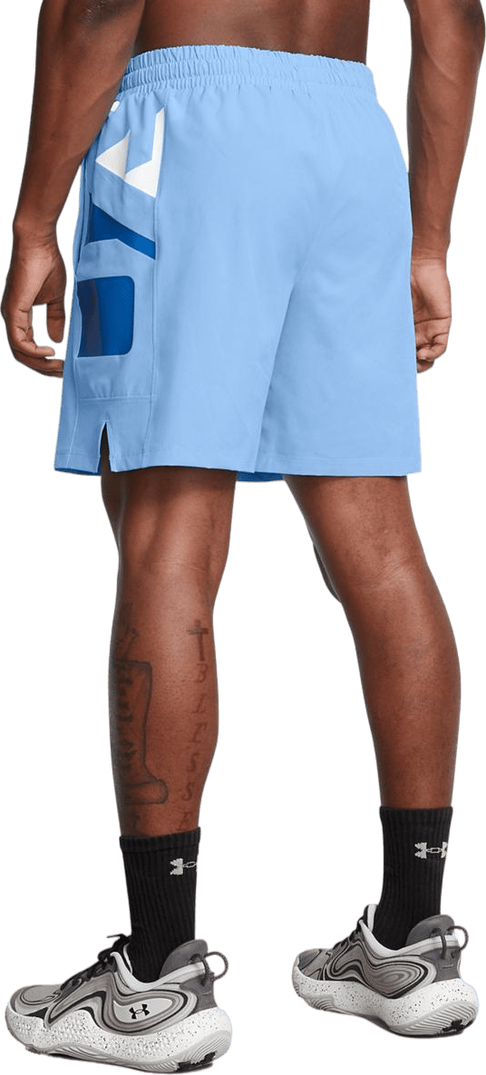 Ua Baseline Woven Short Horizon Blue - Bild 3