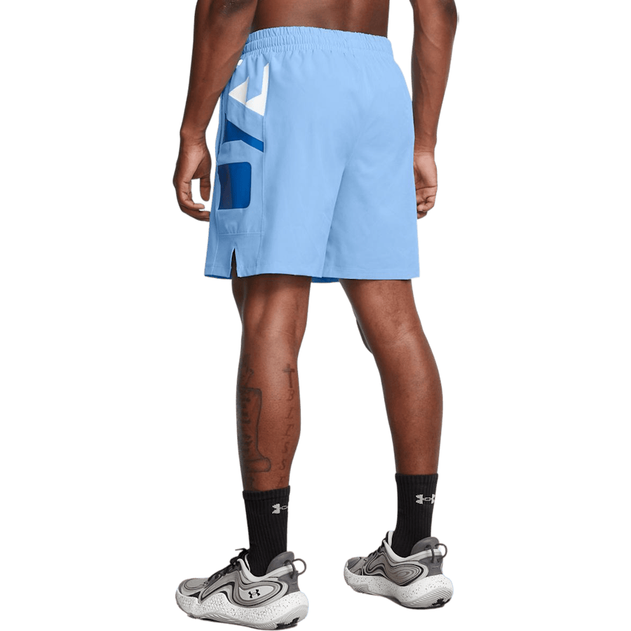 Ua Baseline Woven Short Horizon Blue - Bild 3