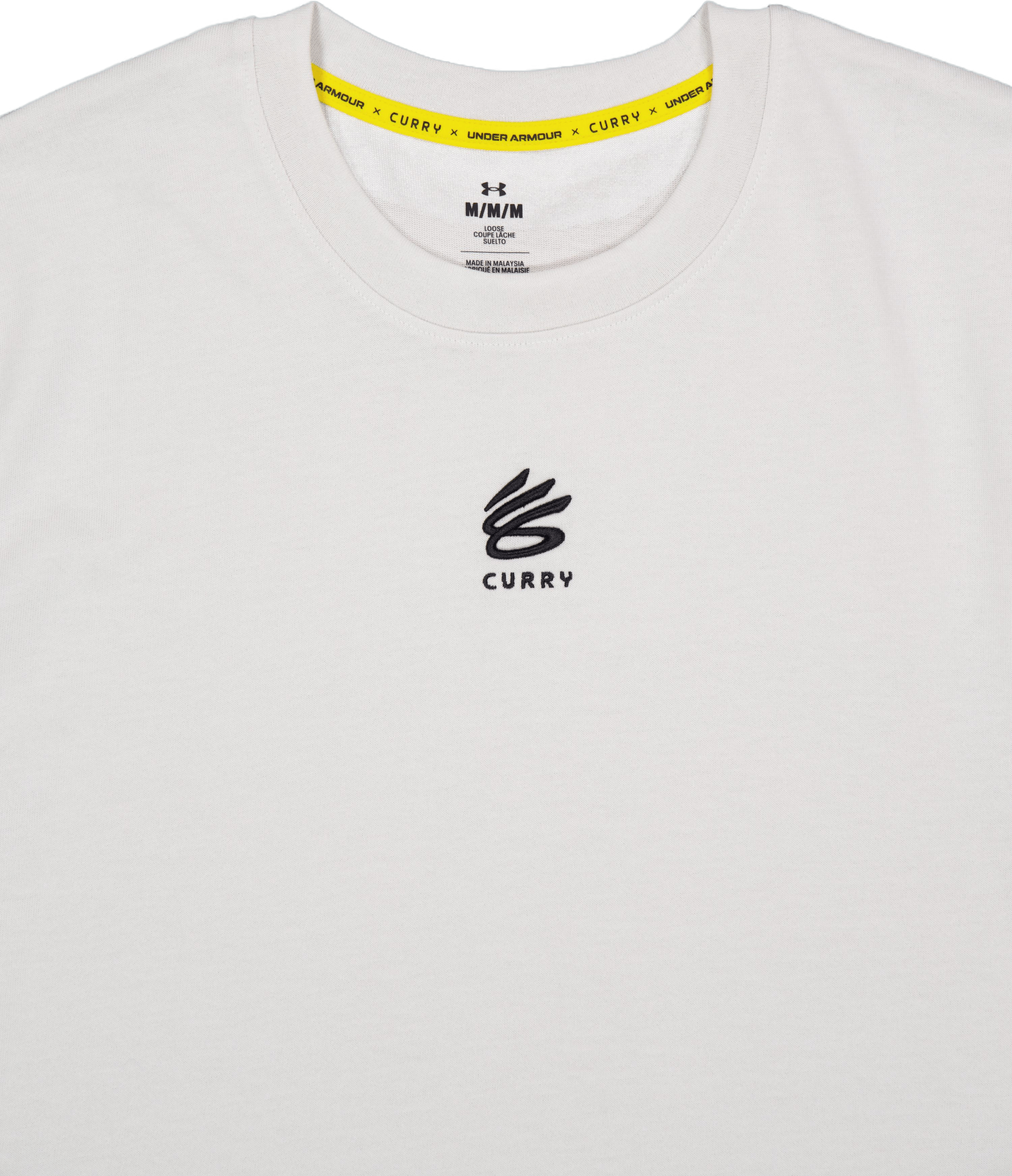 Curry Hvyweight Logo Tee White Clay - Bild 3