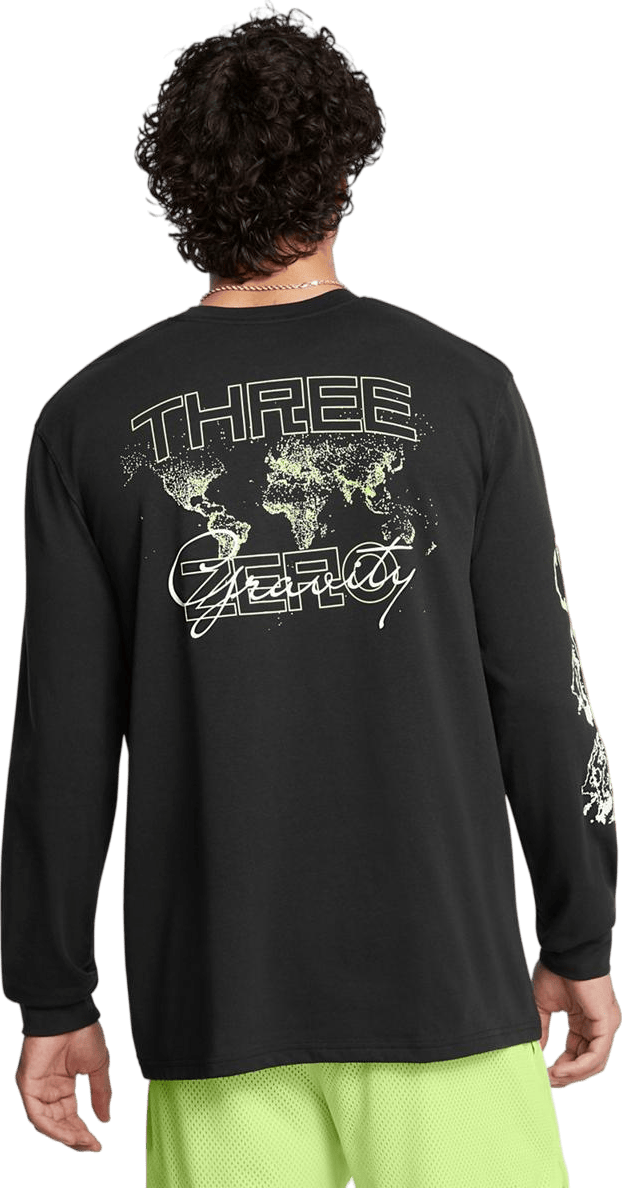 Curry Hw Verbiage Ls Tee Black - Bild 2