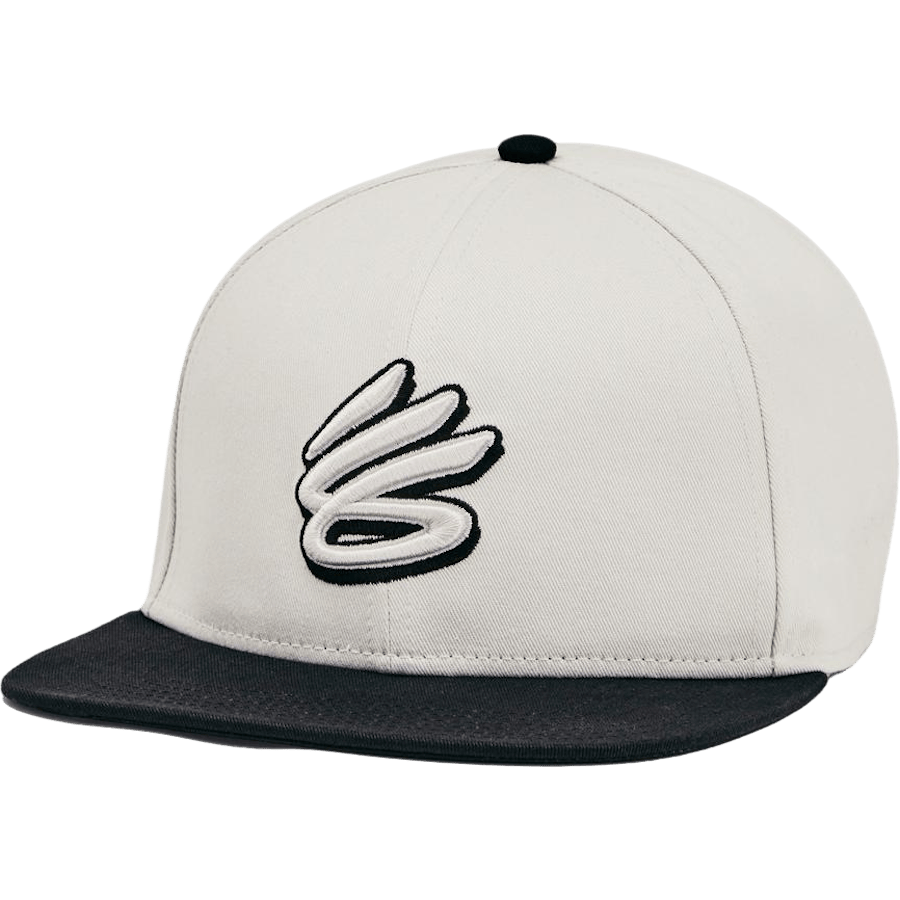 M Curry Flatbrim Snapback White Clay