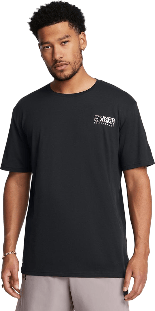 Ua Bball Logo Court Ss Black