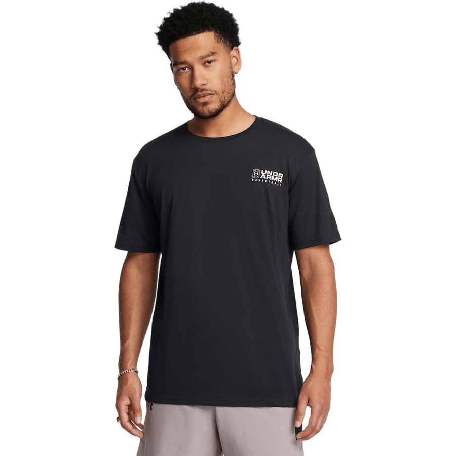 Ua Bball Logo Court Ss Black