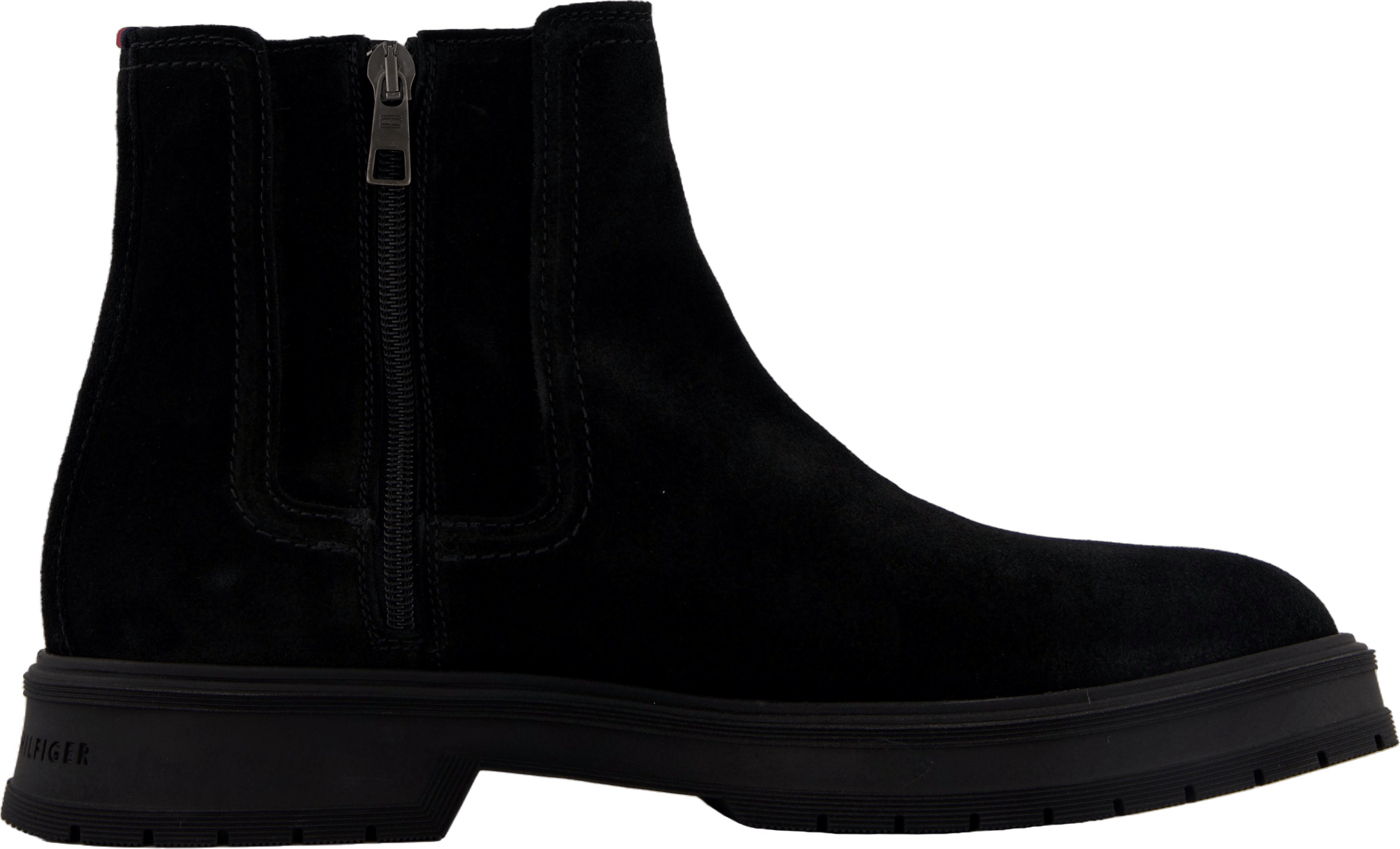 Hilfiger Suede Zip Chelsea Black - Bild 3
