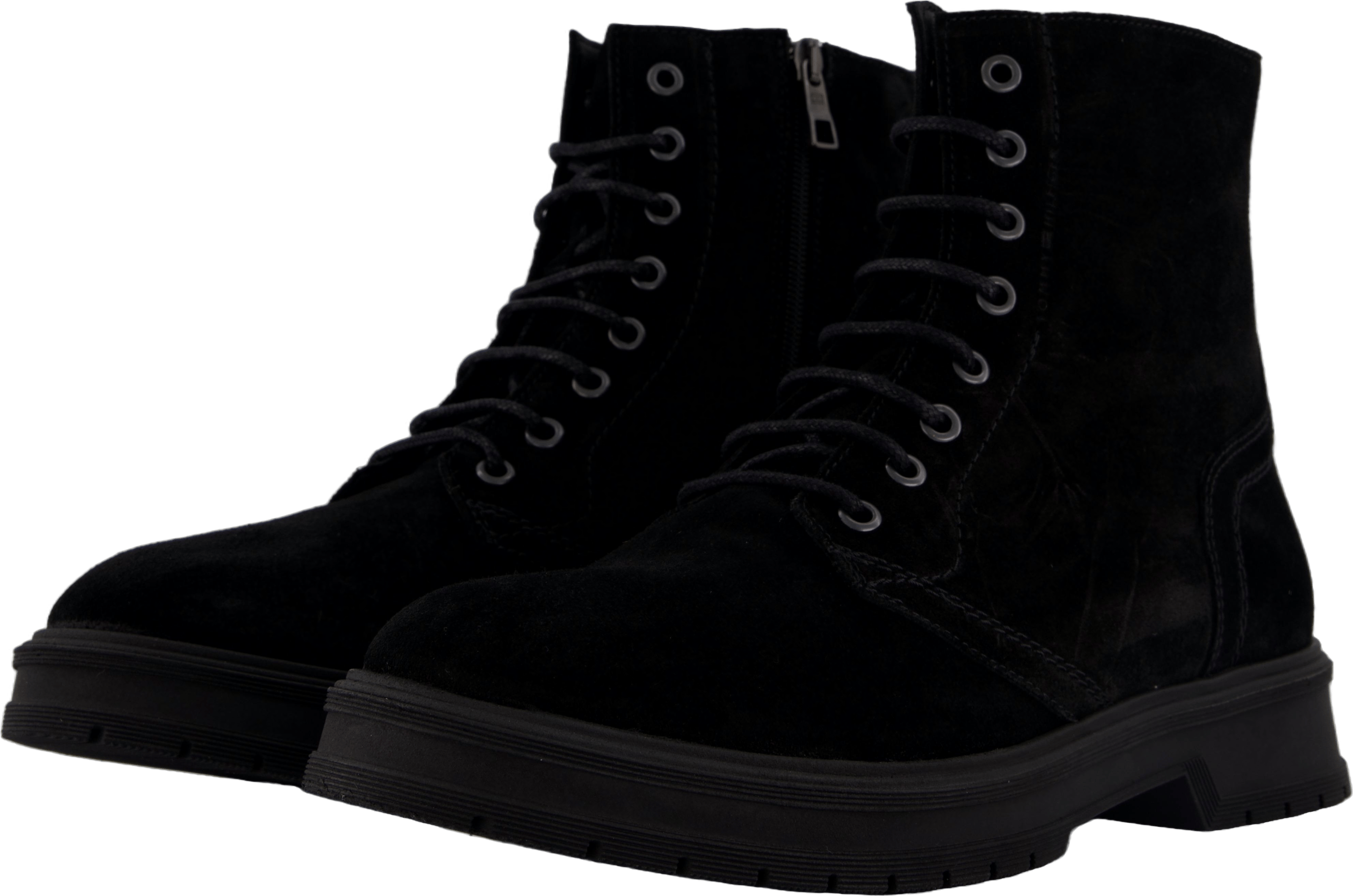 Hilfiger Suede Lace Zip Boot Black - Bild 2