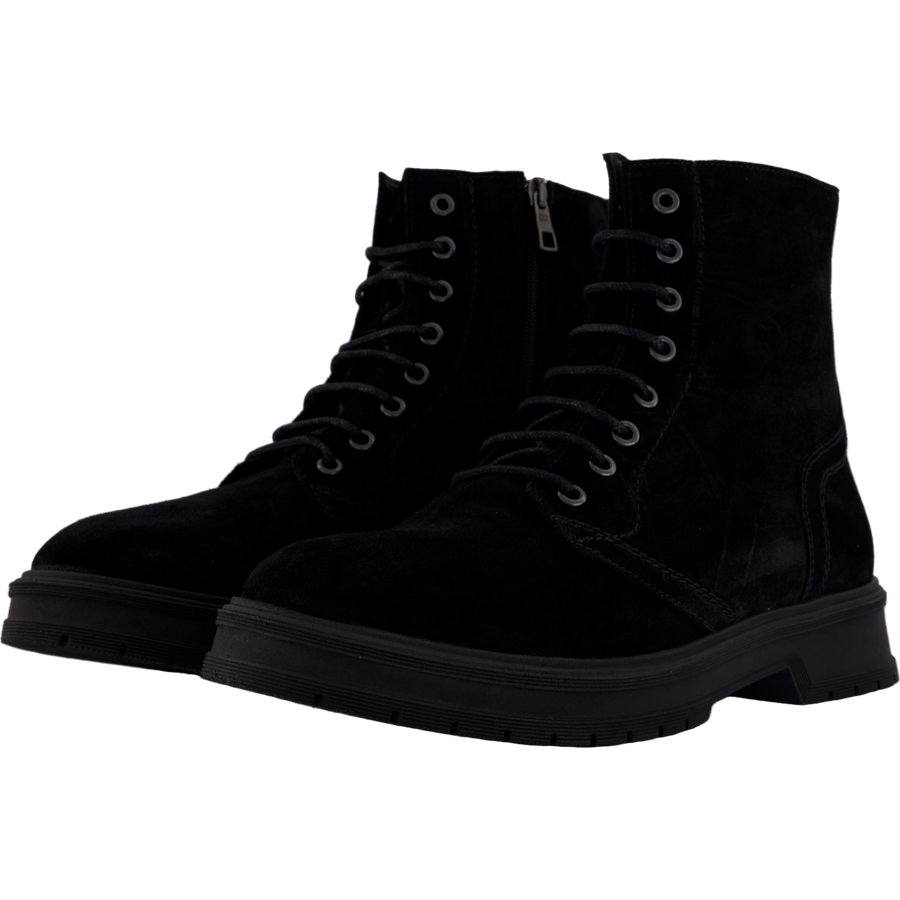 Hilfiger Suede Lace Zip Boot Black - Bild 2