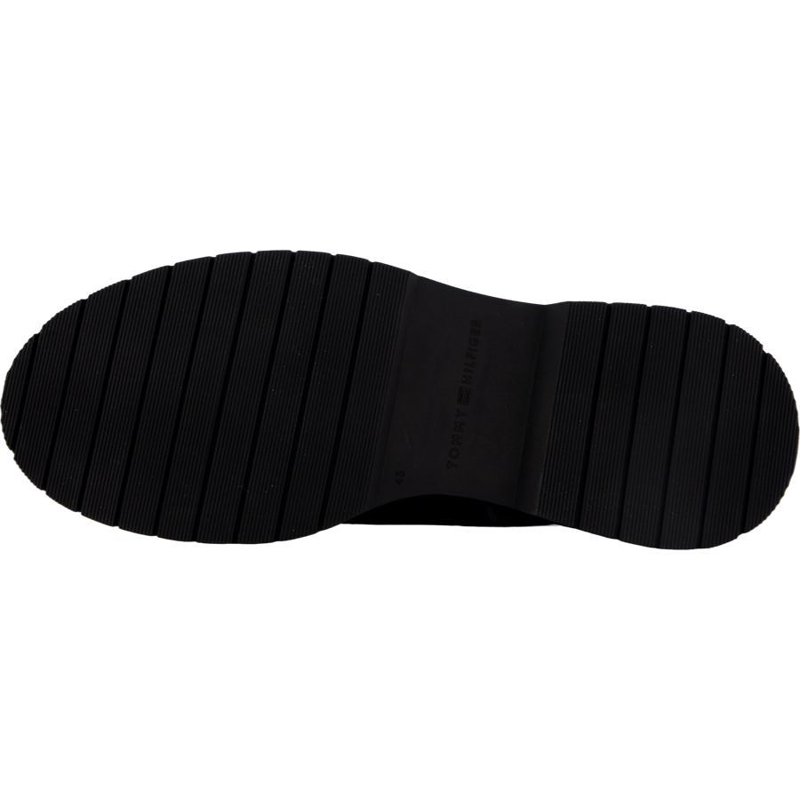 Hilfiger Suede Lace Zip Boot Black - Bild 4