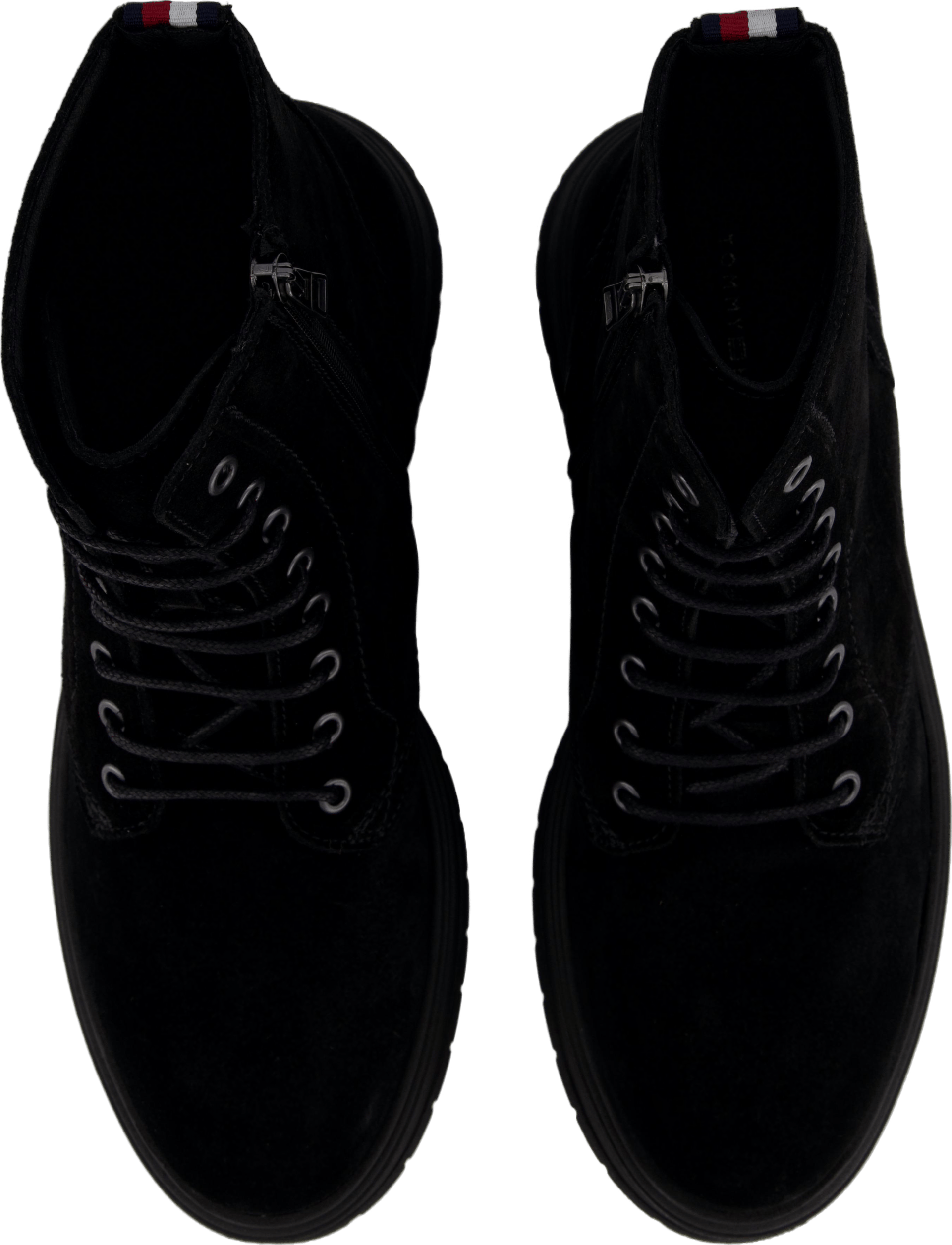 Hilfiger Suede Lace Zip Boot Black - Bild 6