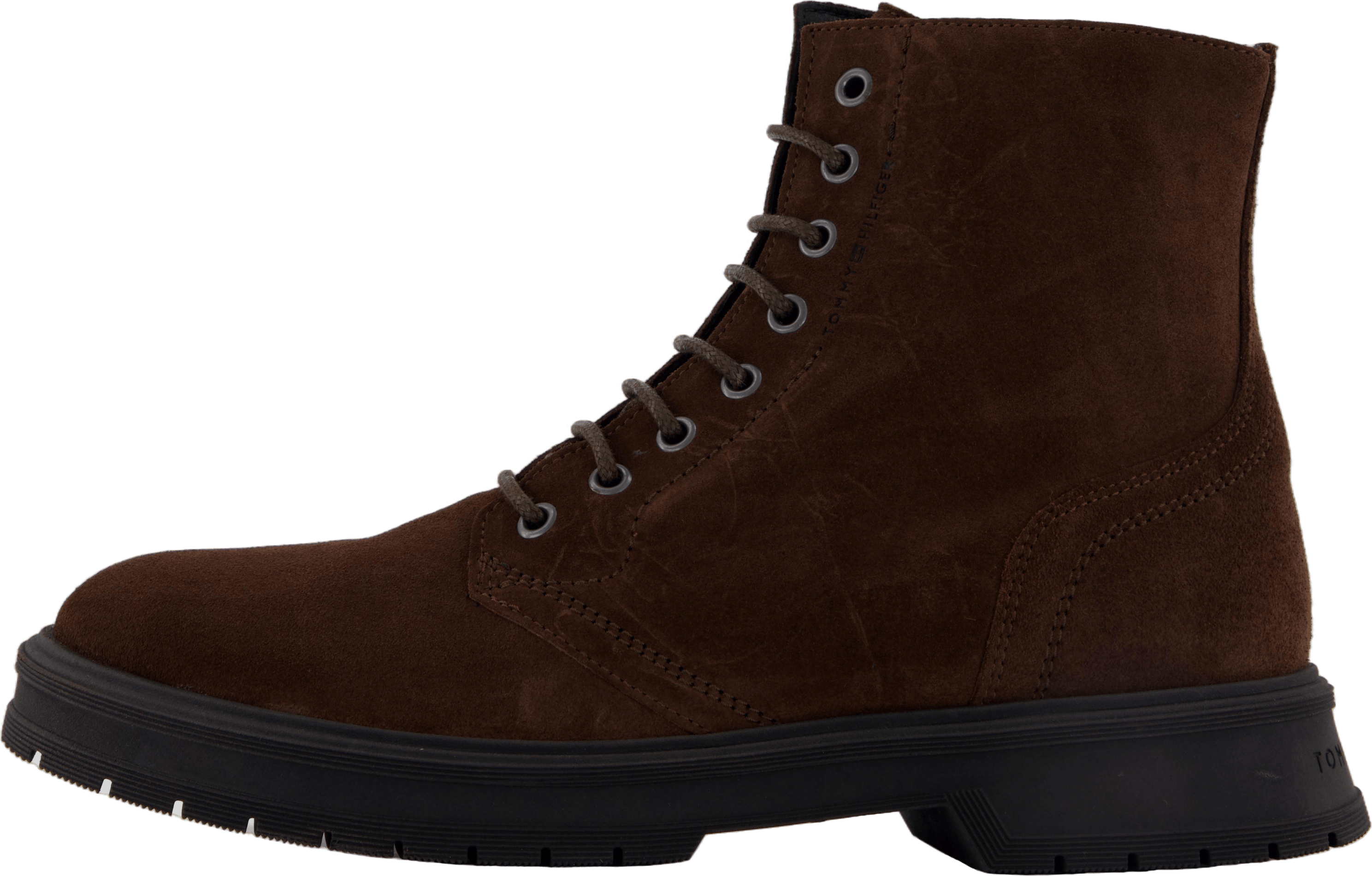 Hilfiger Suede Lace Zip Boot Cocoa