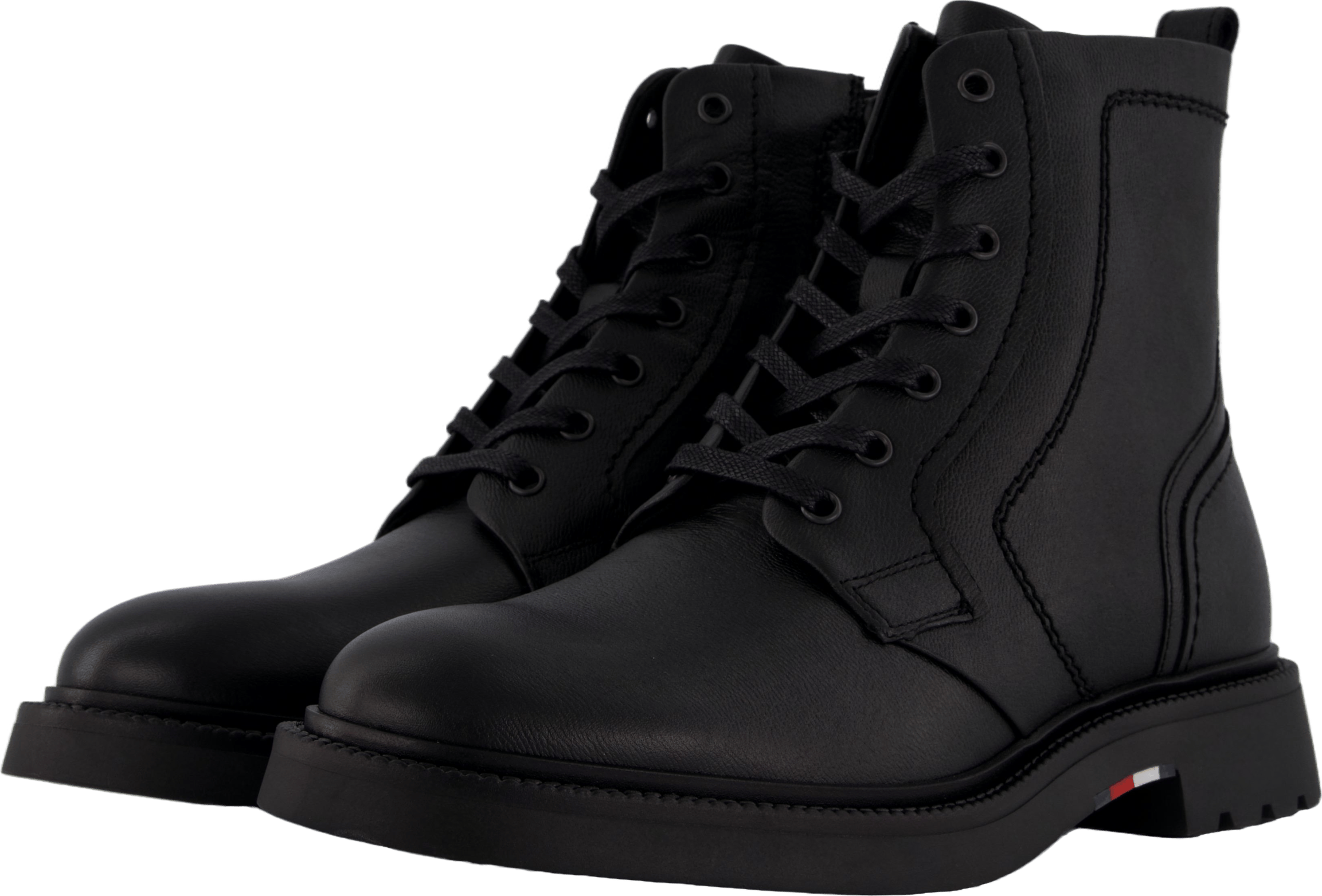 Hilfiger Comfort Lwt Lth Boot Black - Bild 2