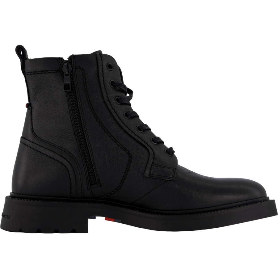 Hilfiger Comfort Lwt Lth Boot Black - Bild 3