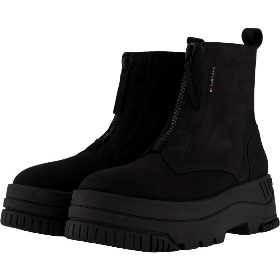 Tjw Zip Up Flatform Nubuck Bo Black - Bild 2