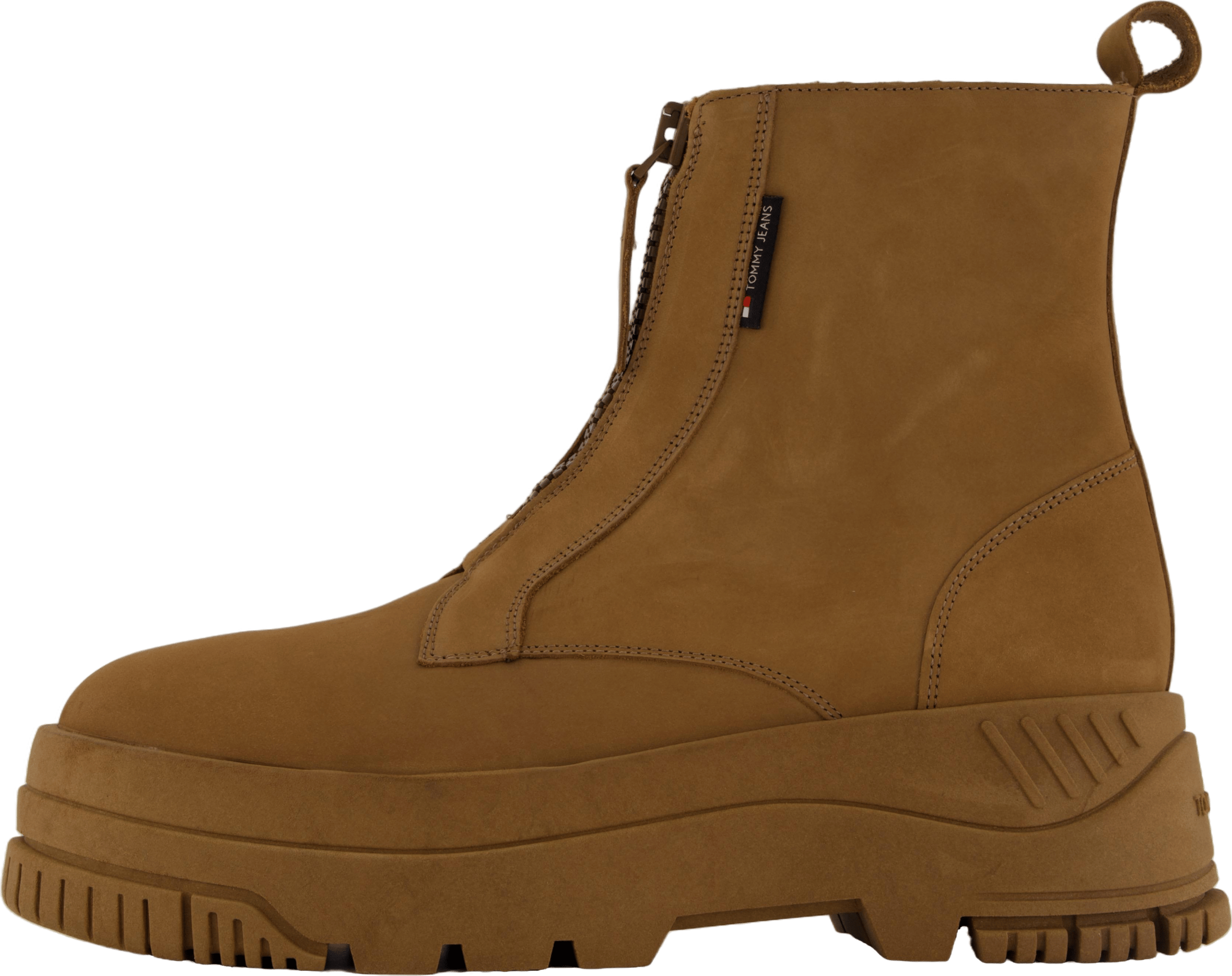 Tjw Zip  Up Flatform Nubuck Bo Light Sepia Brown