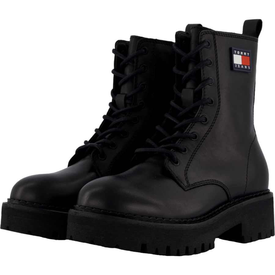 Tjw Urban Lace Up Boot Black - Bild 2