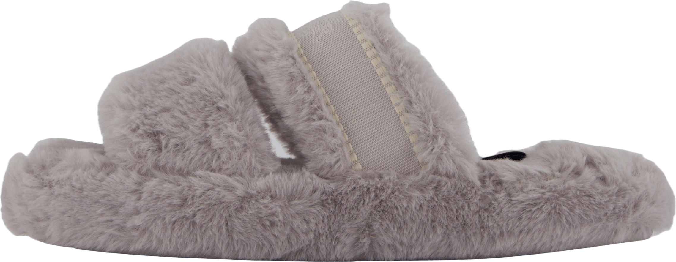 Hilfiger Fur Basics Slipper Grey Whisper
