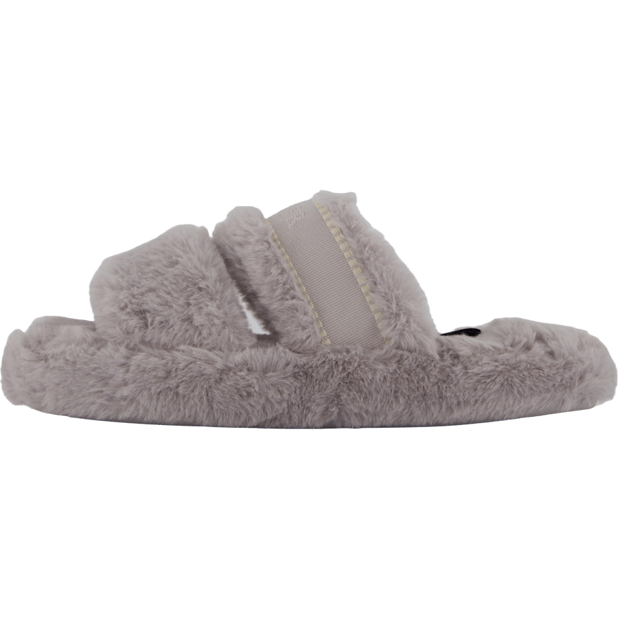 Hilfiger Fur Basics Slipper Grey Whisper