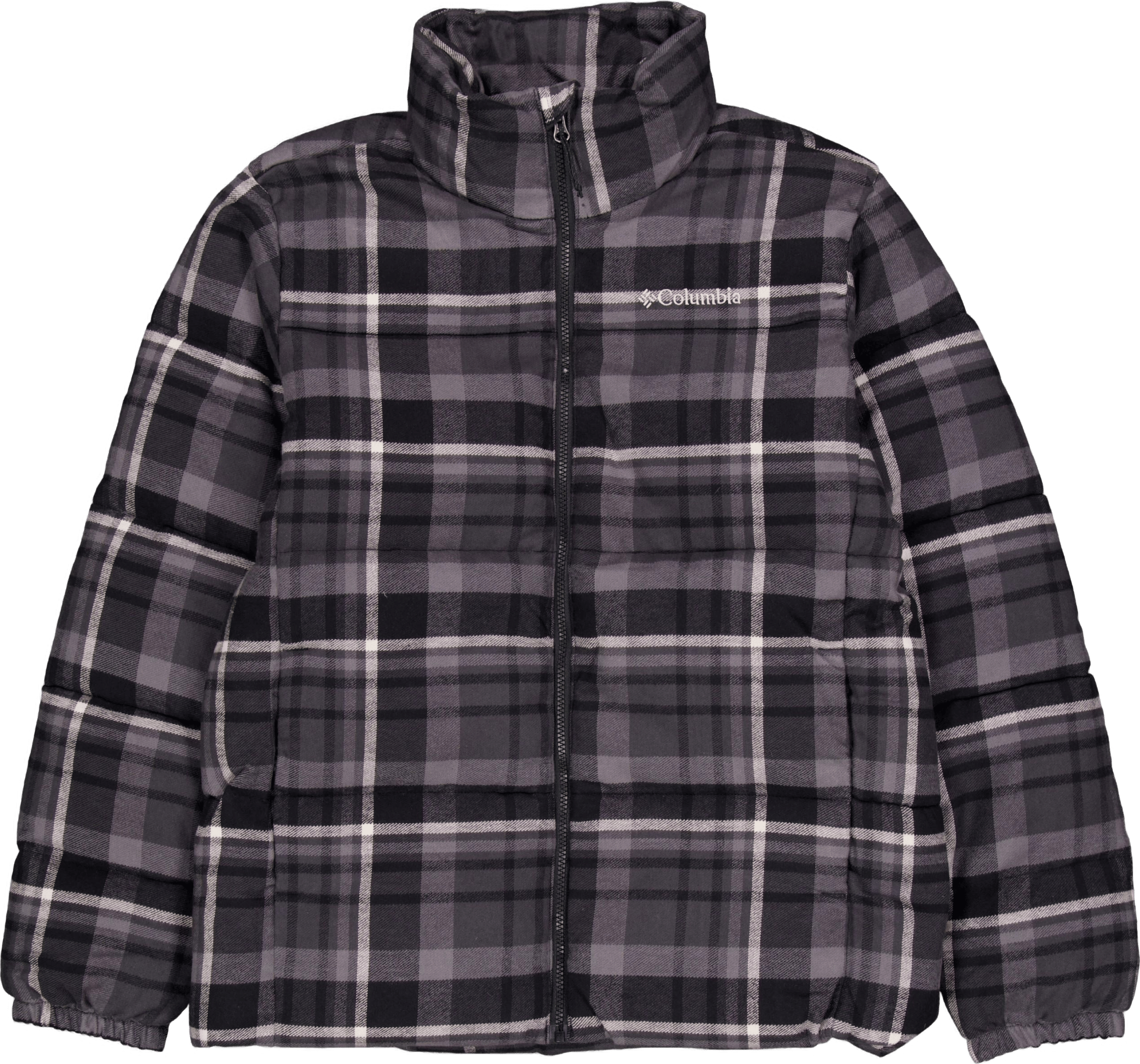 Puffect™ Novelty Jacket Black Multi Plaid