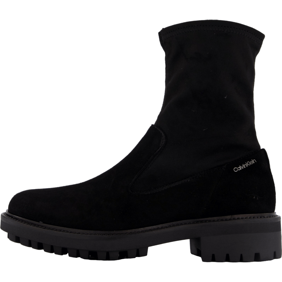 Flat Sock Boot Sue Mix Ck Black