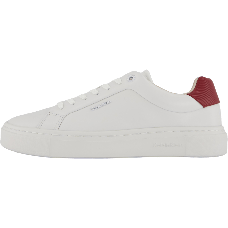 Cupsole Lace Up W/ml Lth Bright White/winery