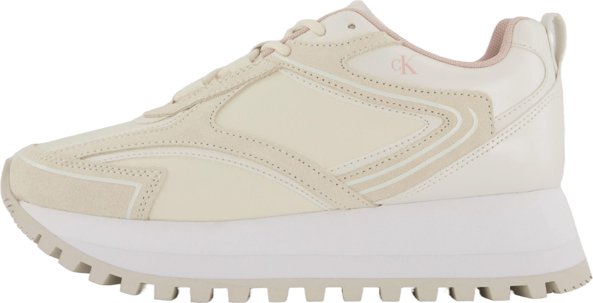 Runner Laceup Authentic Creamy White/peach Whip