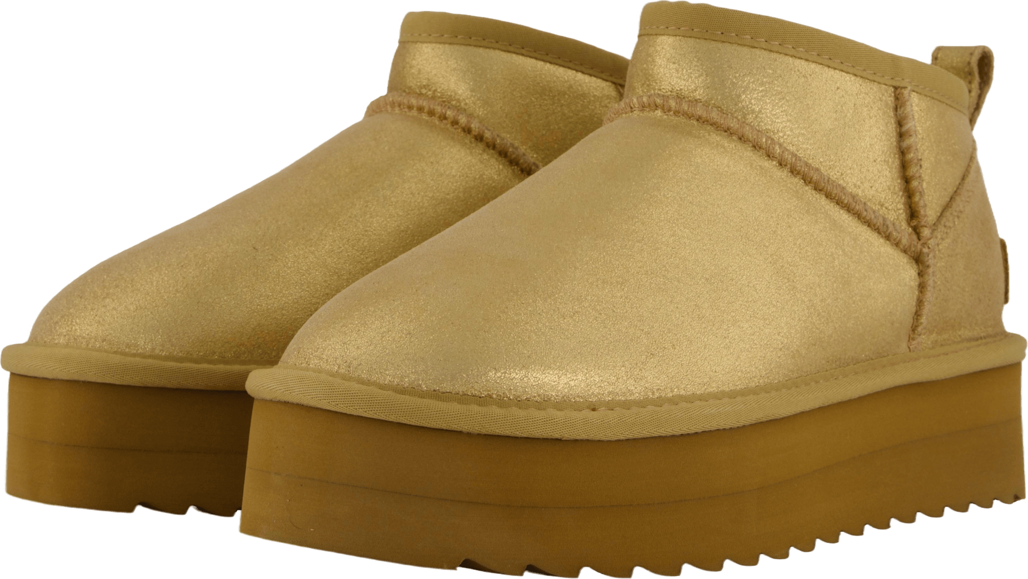 Lowboot Plateau Metallic Tan - Bild 2