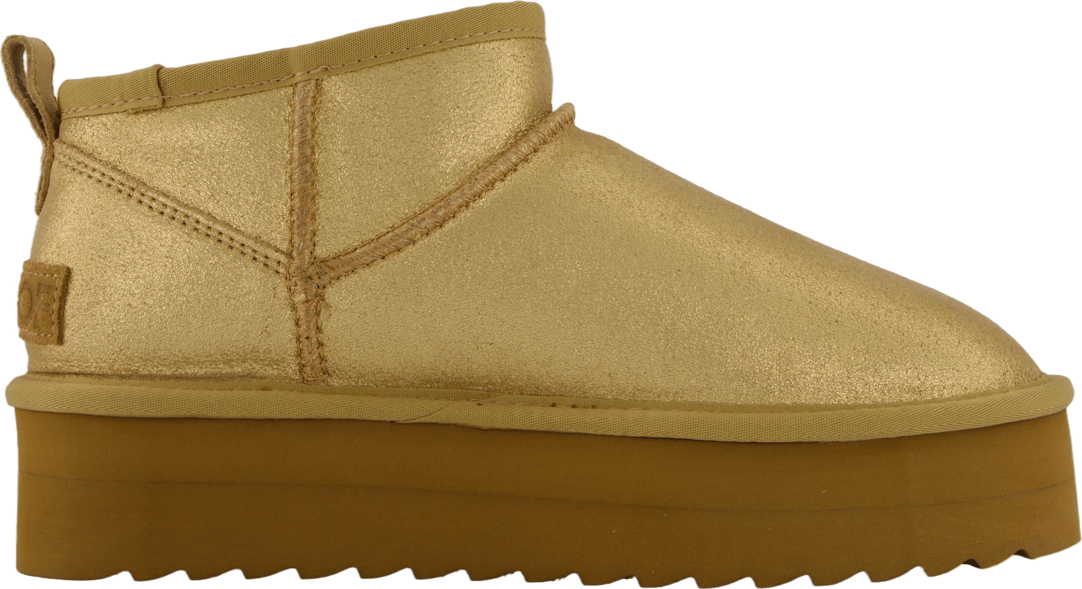 Lowboot Plateau Metallic Tan - Bild 3