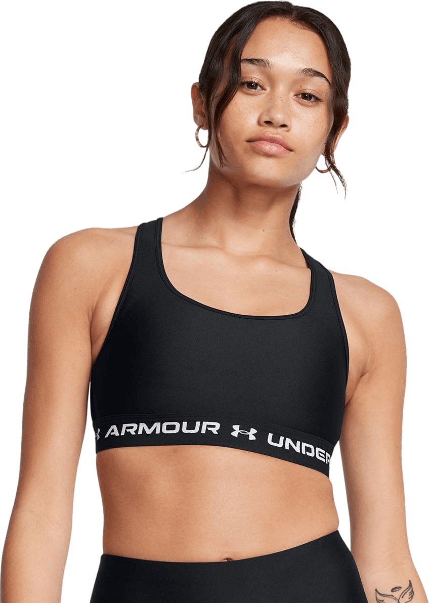 Crossback Mid Bra Black, Female, Aparelhos, Sutiã esportivo, Preto, M