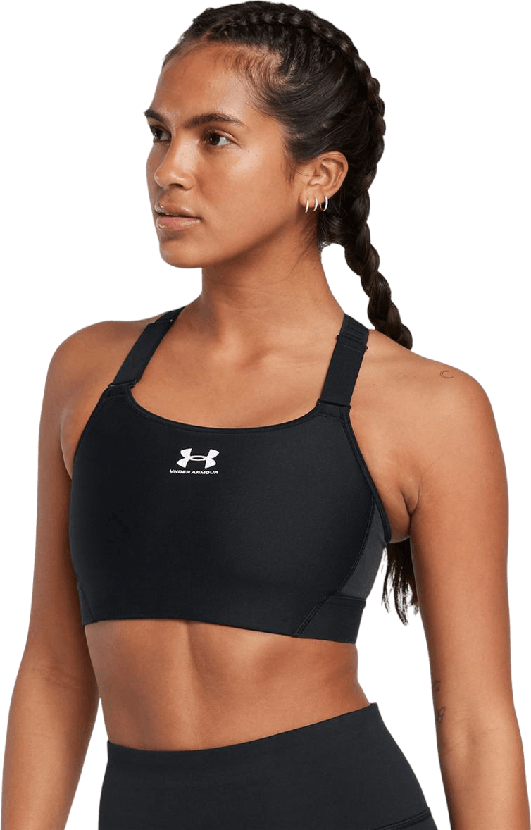 Ua Heatgear High Black, Female, Odevy, Športová podprsenka, Čierna, XS