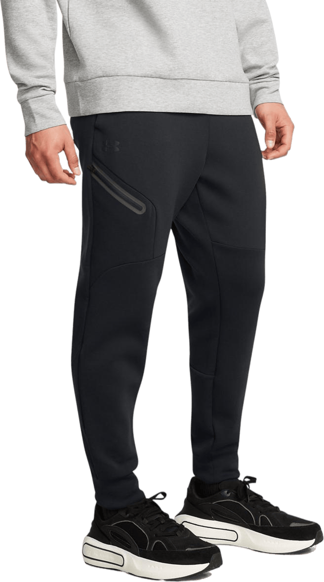 Ua Unstoppable Flc Jgr Eu Black, Male, Abbigliamento, Pantaloni, Nero, XL