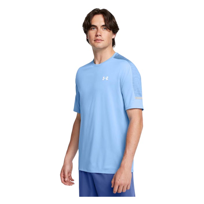 Ua Tech Utility Ss Horizon Blue, Male, Apparels, T-shirt, Blue, L