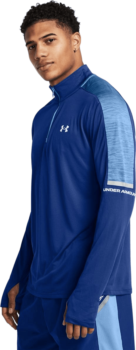 Ua Tech Utility 1/4 Zip Tech Blue
