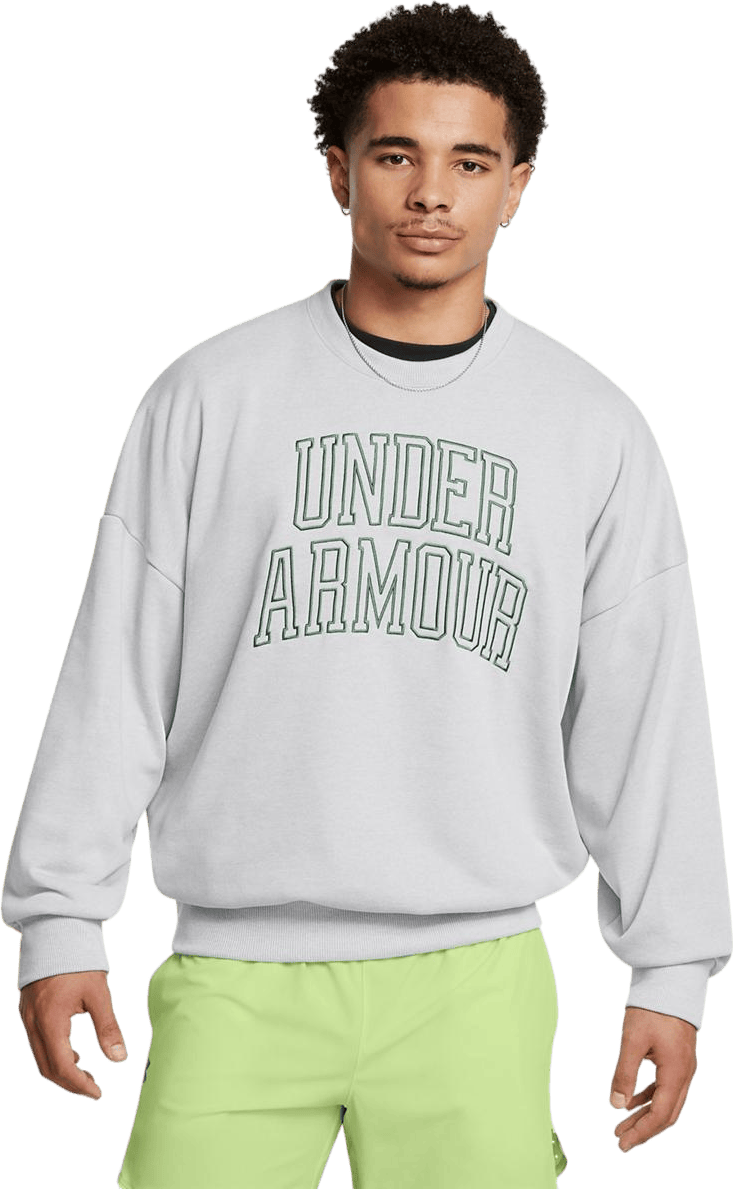 Ua Icon Hwt Terry Os Crew Black