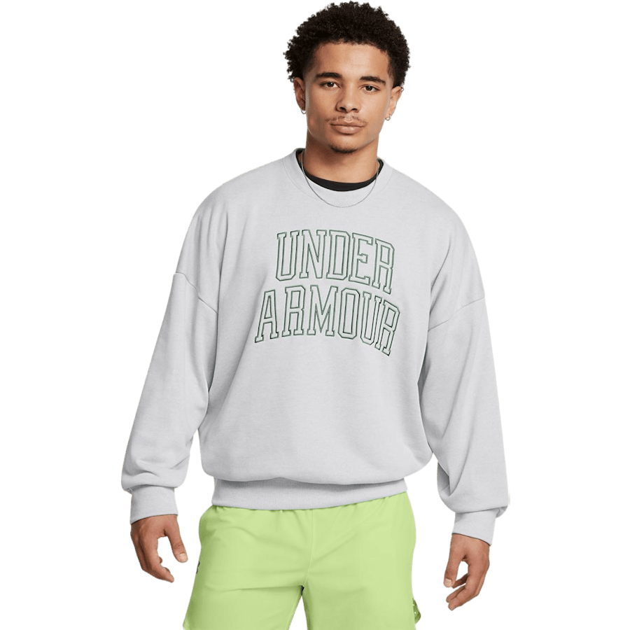 Ua Icon Hwt Terry Os Crew Black