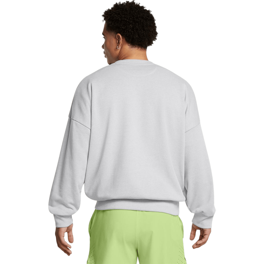Ua Icon Hwt Terry Os Crew Black - Bild 2
