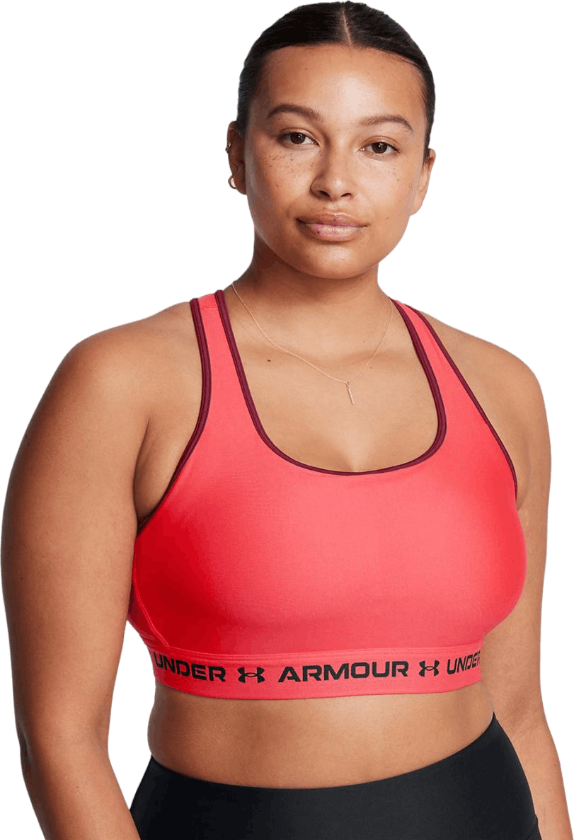 Crossback Mid Bra Racer Red, Female, Aparelhos, Sutiã esportivo, Vermelho, M