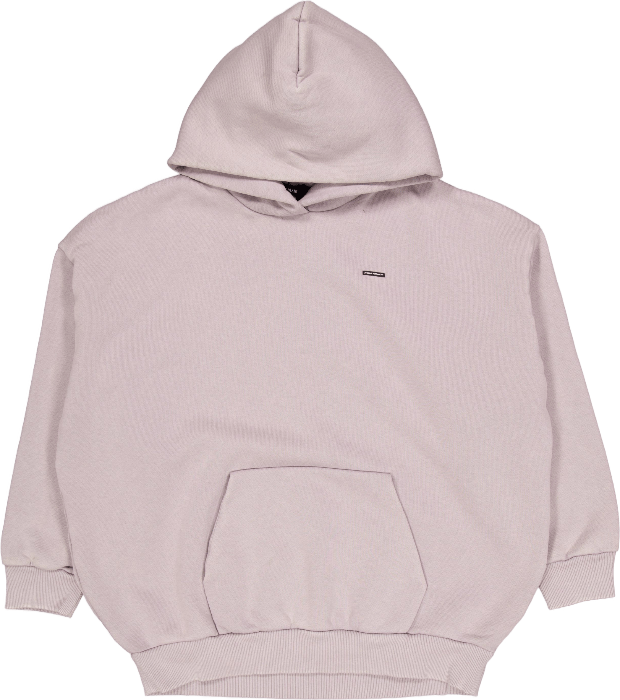 Ua Icon Hwt Flc Os Hdy Tetra Gray, Female, Apparels, T-shirt, Grey, M