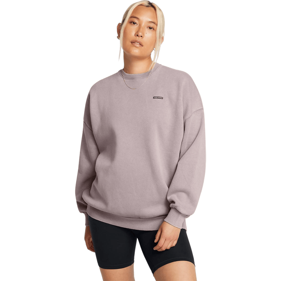 Ua Icon Hwt Flc Os Crew Tetra Gray