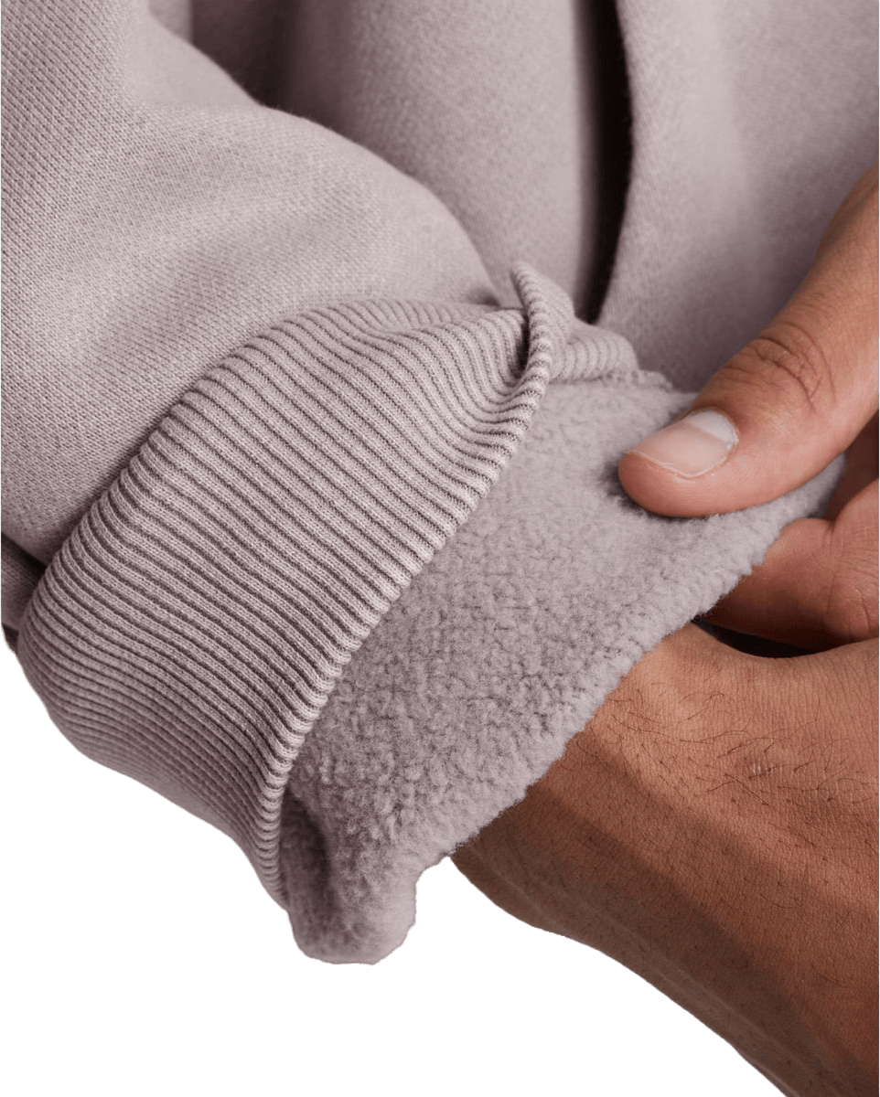 Ua Icon Hwt Flc Wash Os Hood Tetra Gray - Bild 3