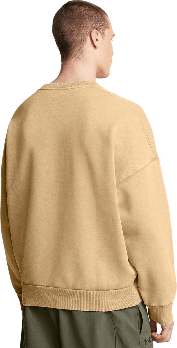 Ua Icon Hwt Flc Wash Os Crew Camel - Bild 2