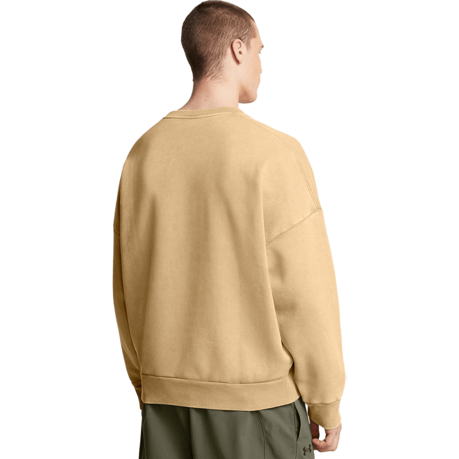Ua Icon Hwt Flc Wash Os Crew Camel - Bild 2