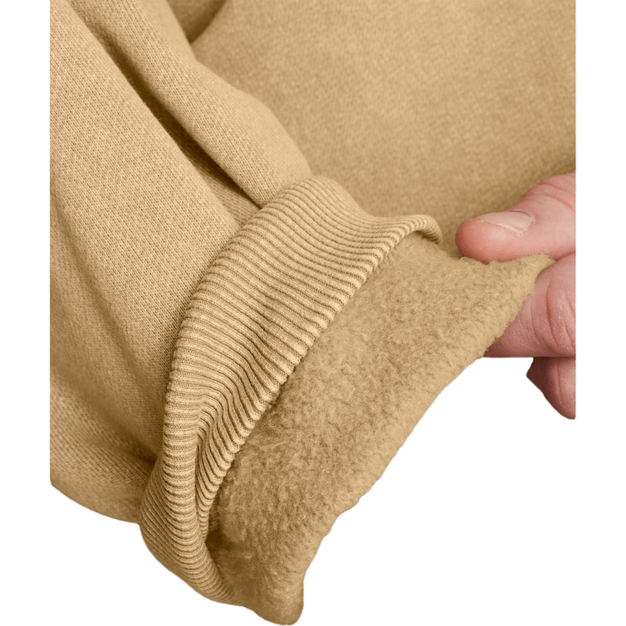 Ua Icon Hwt Flc Wash Os Crew Camel - Bild 3