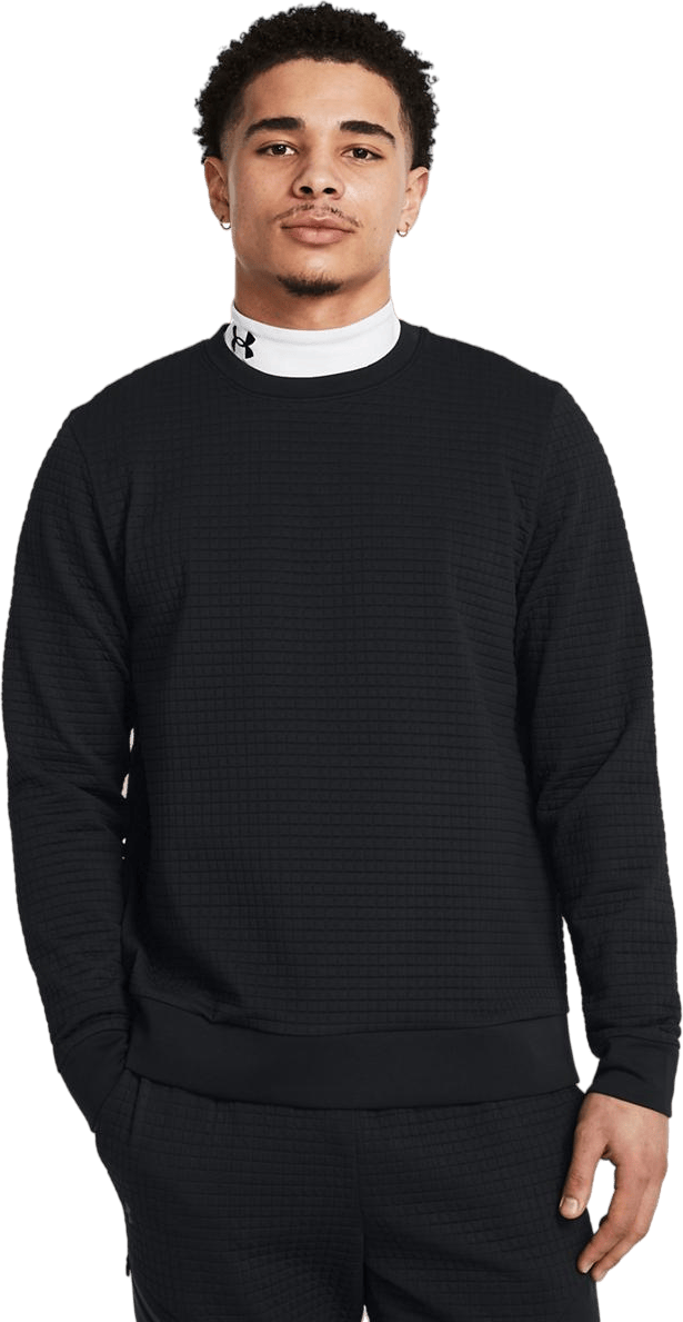 Ua Unstoppable Flc Txtr Crew Black