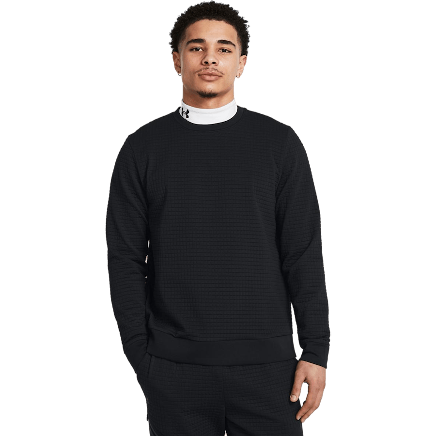 Ua Unstoppable Flc Txtr Crew Black