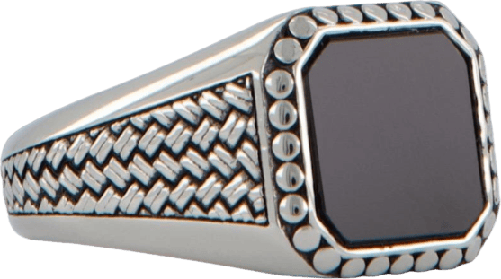 Ring Chad Size 19 / 60 Steel - Bild 2