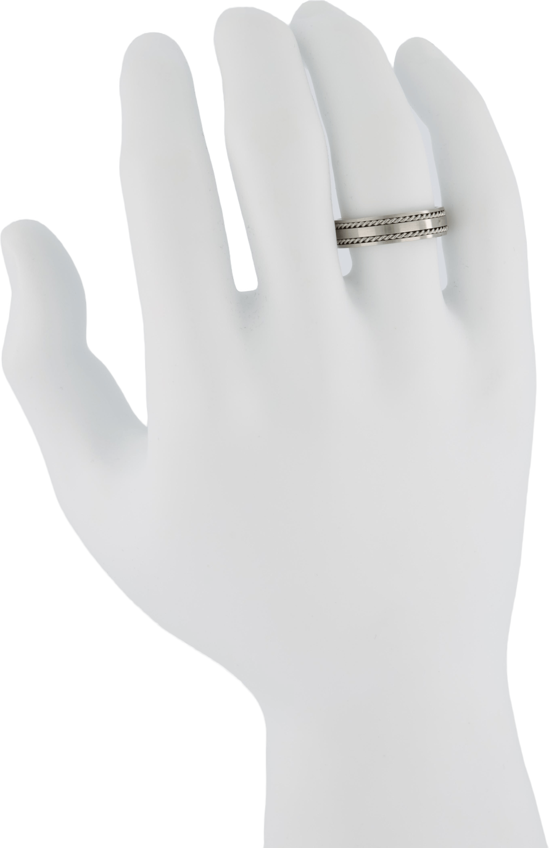 Ring Carlos Size 21 / 66 Steel - Bild 2