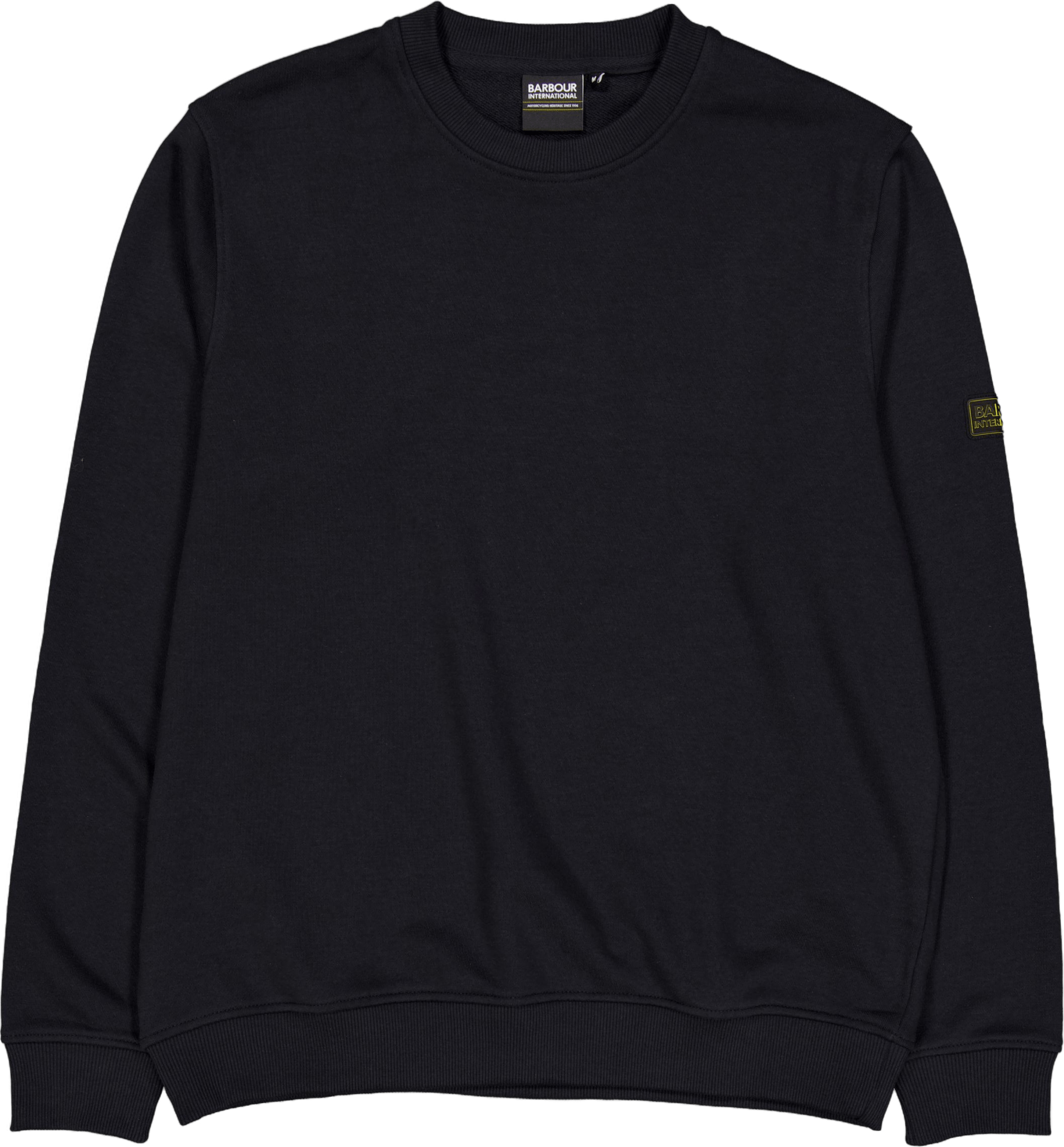 B.intl Outline Badge Crew Black